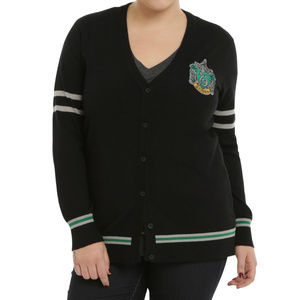 Torrid Slytherin Button Up Cardigan EUC 4x